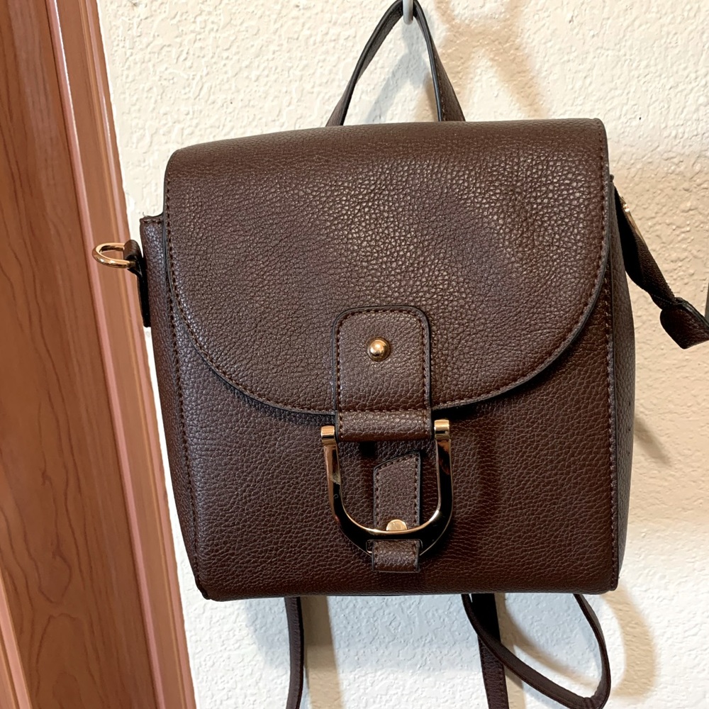 Leather Backpack/Handbag